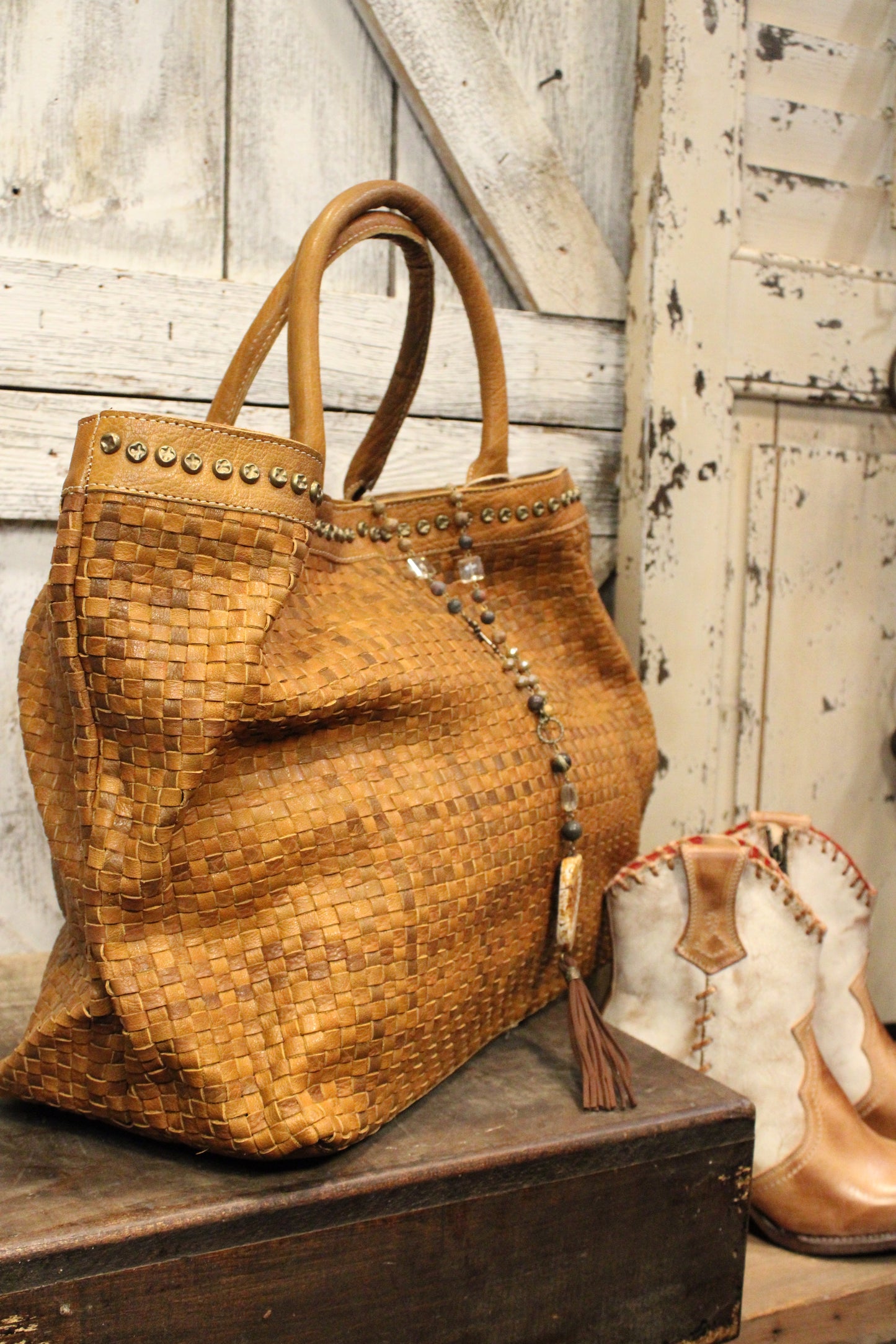 Woven Beauty Bag