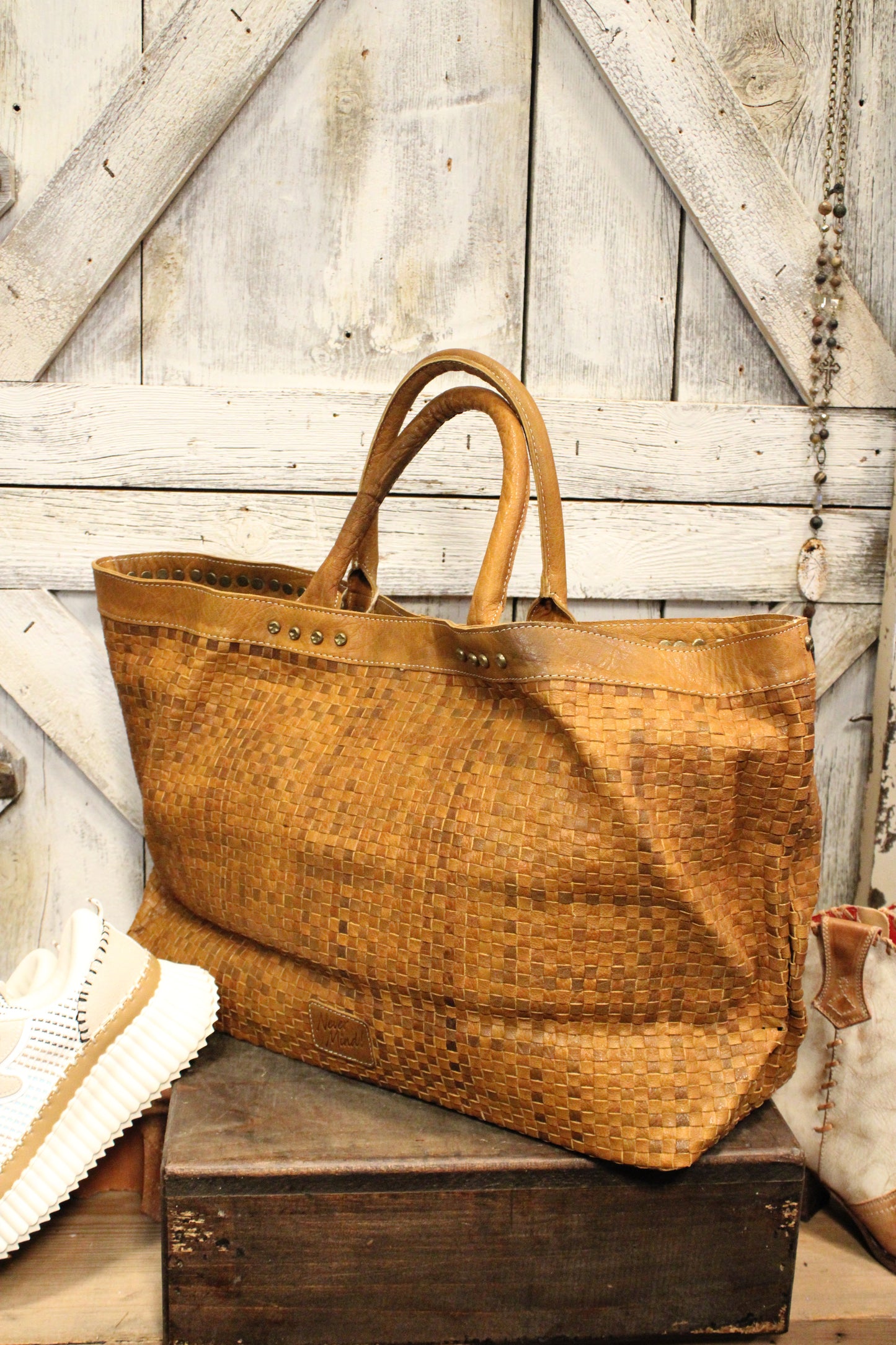 Woven Beauty Bag