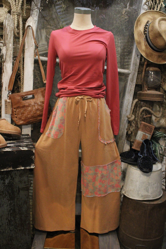 Boho Camel Pants
