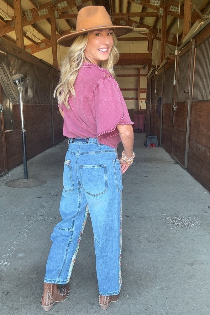 Cabernet Cotton Casual Top