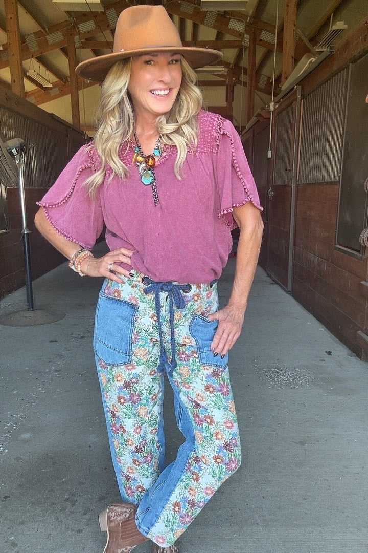 Cabernet Cotton Casual Top