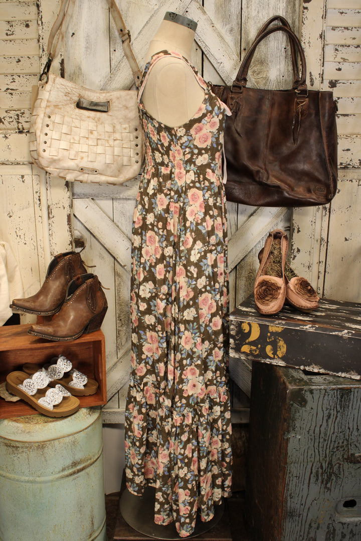 Prairie Rose Mocha Dress