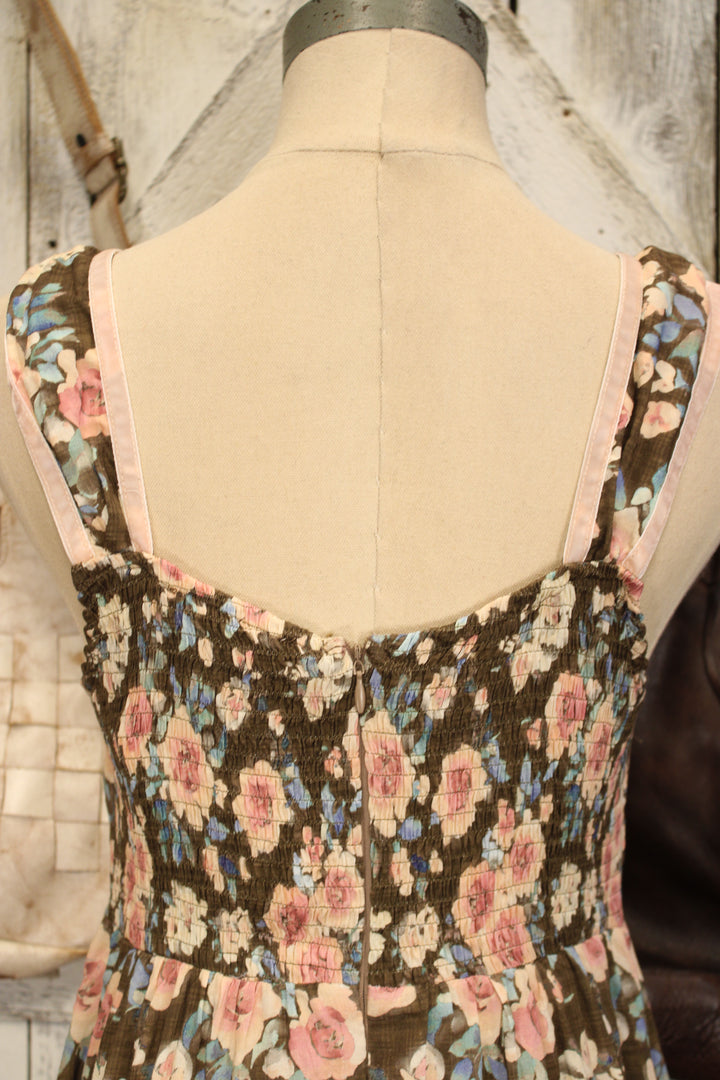 Prairie Rose Mocha Dress