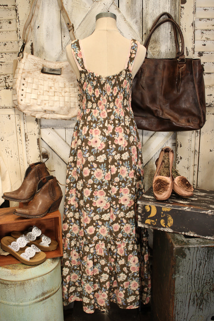 Prairie Rose Mocha Dress