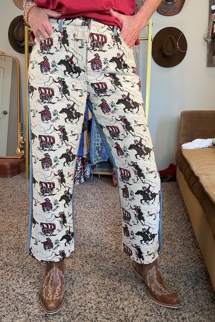 Lasso &amp; Trail Tapestry Jeans