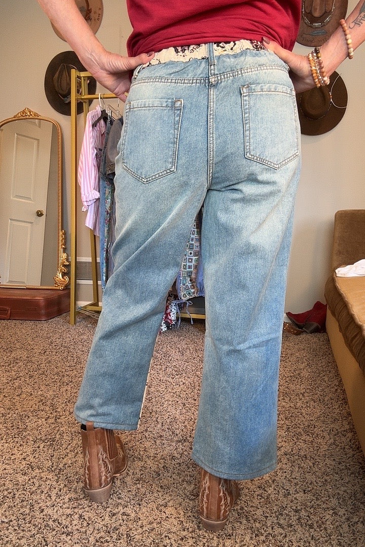 Lasso &amp; Trail Tapestry Jeans