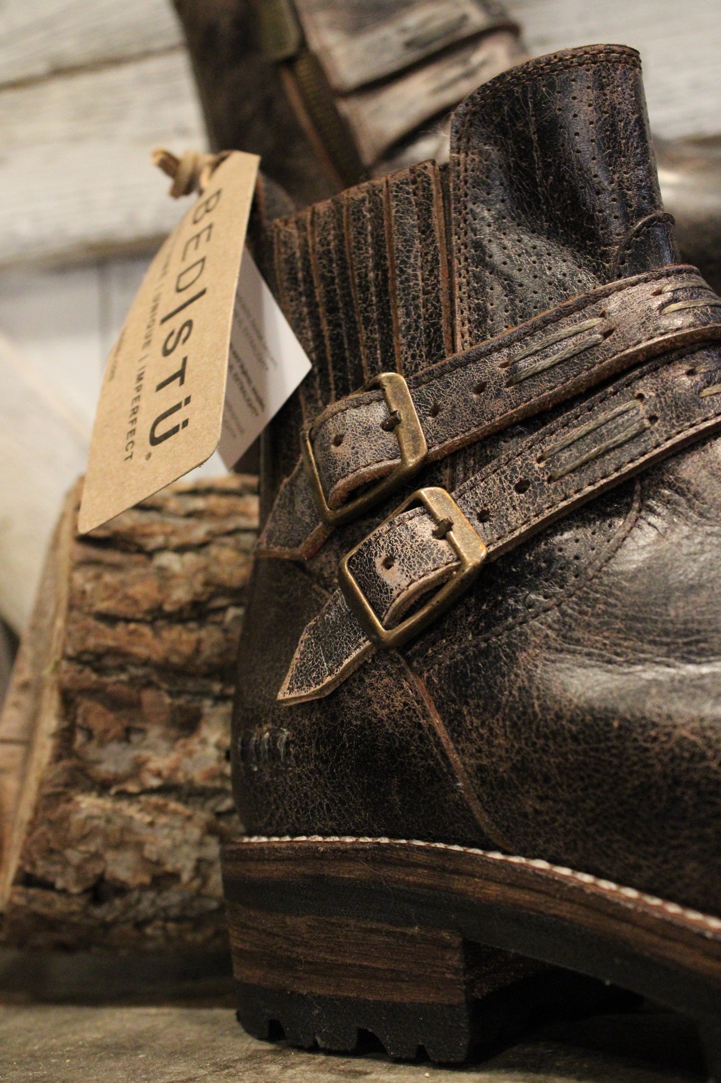 Bed|Stu Daring Black Lux Boots