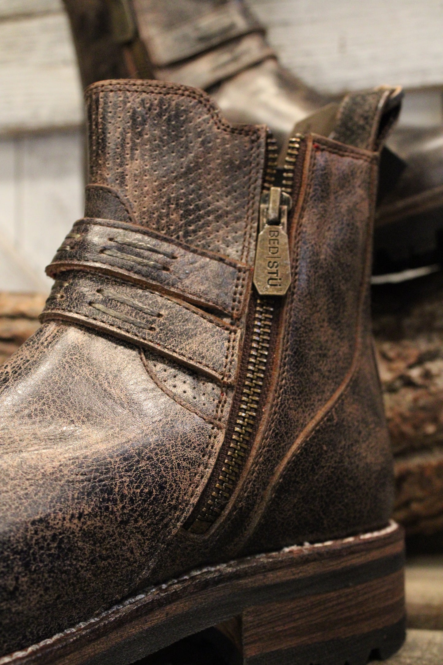 Bed|Stu Daring Black Lux Boots