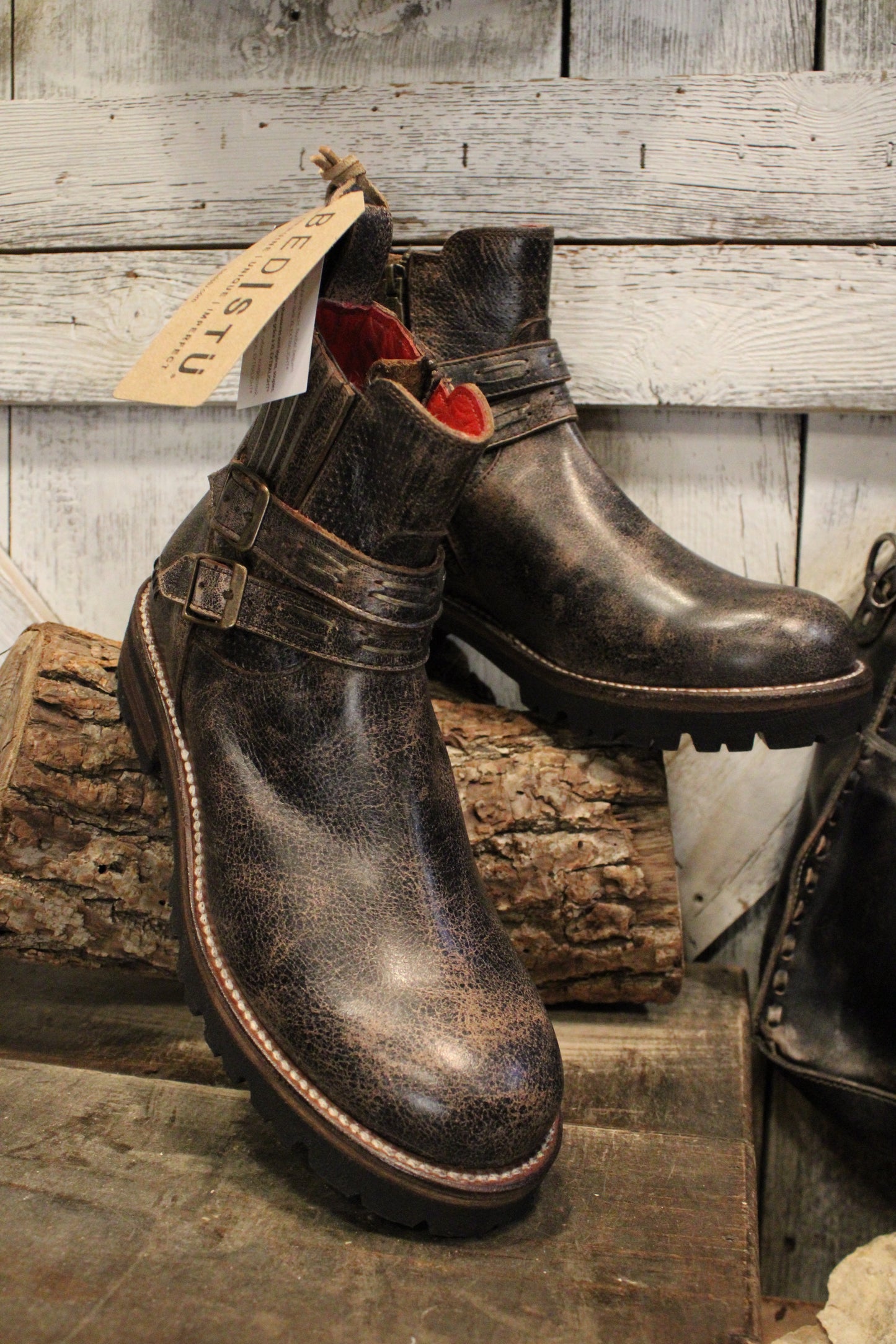 Bed|Stu Daring Black Lux Boots