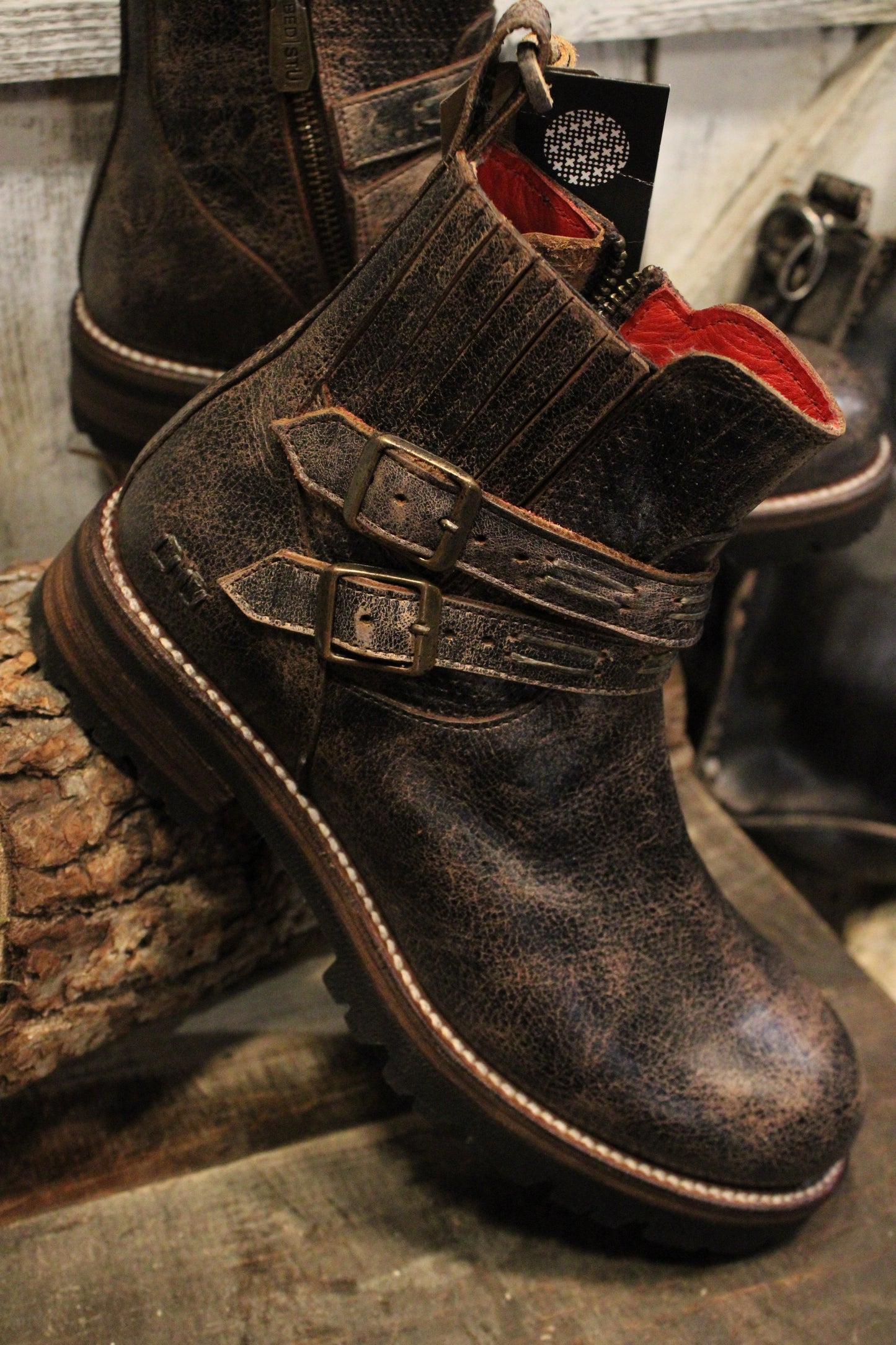Bed|Stu Daring Black Lux Boots