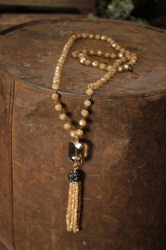 Athena Peach Necklace