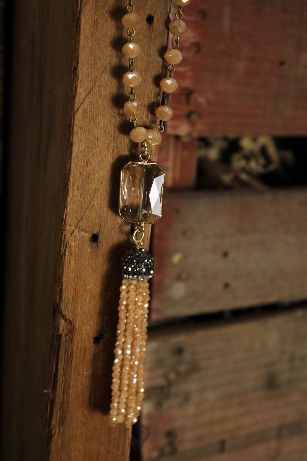 Athena Peach Necklace