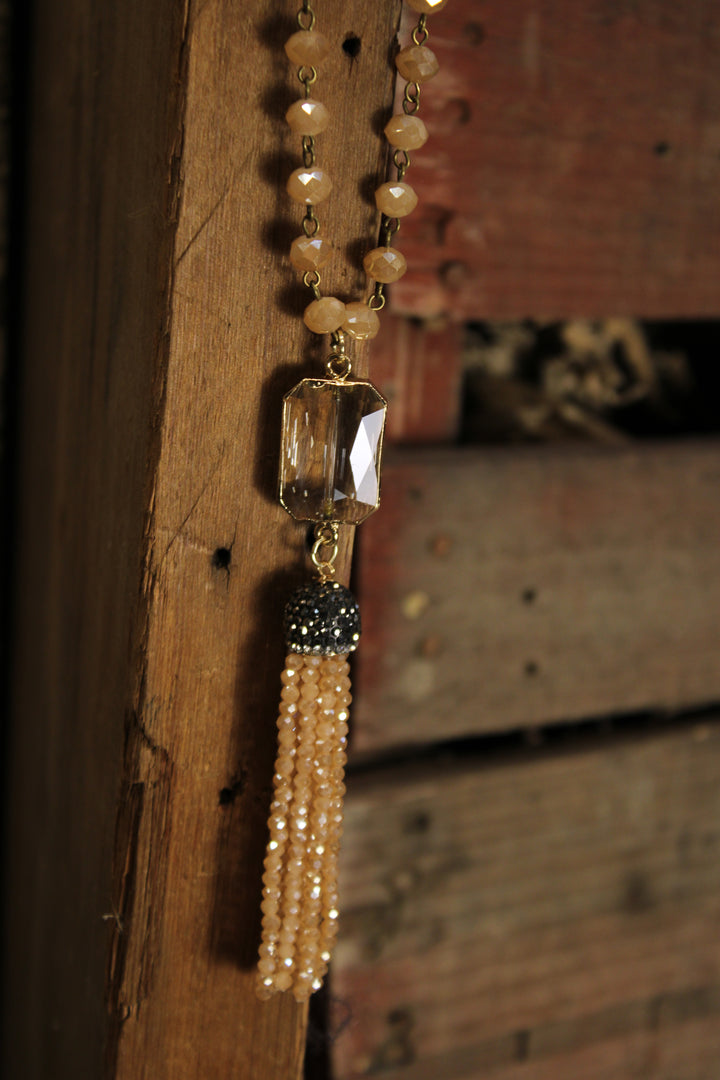 Athena Peach Necklace