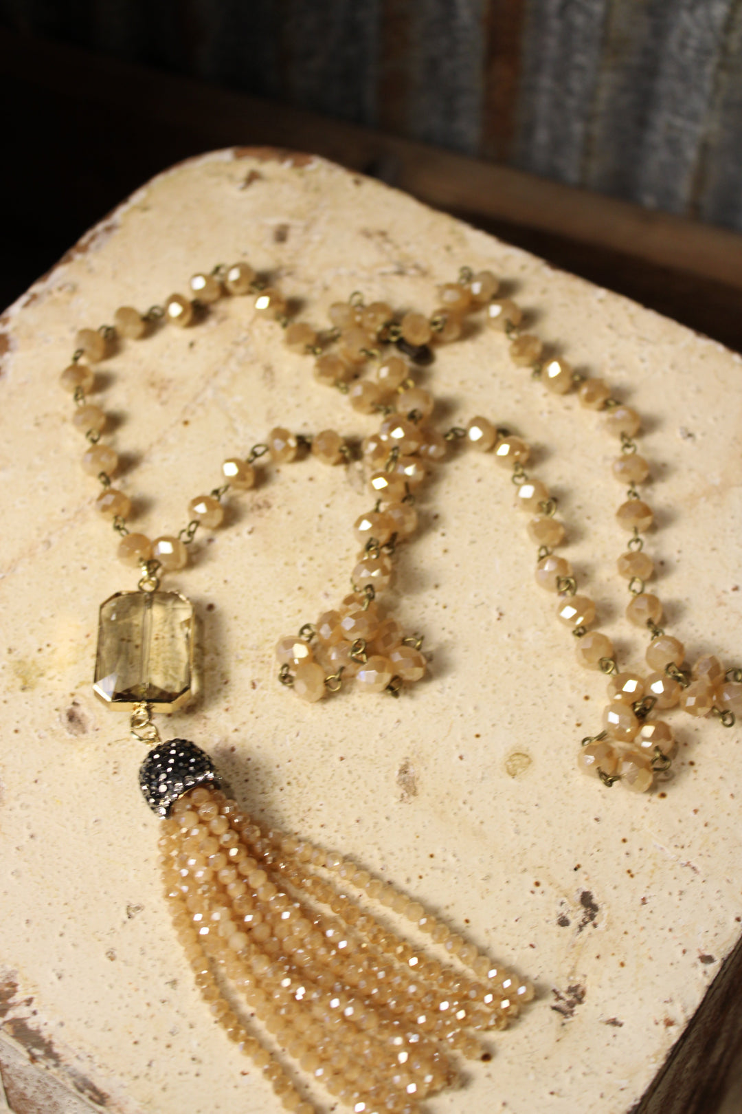 Athena Peach Necklace