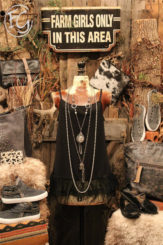 lace tank extender, farm girls fancy frills