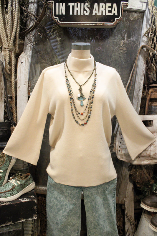 Homestead Haven Mock Neck Top