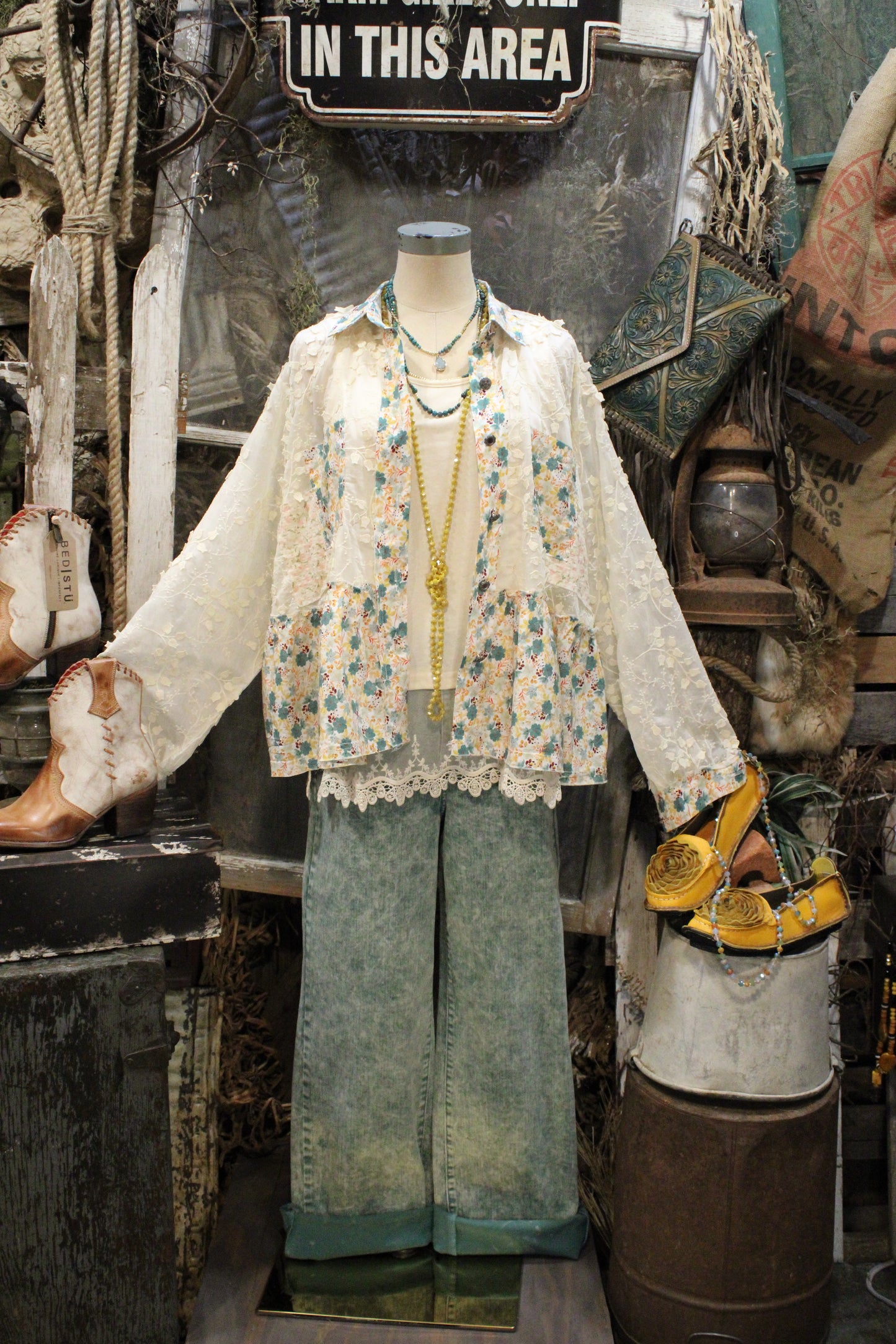 A Sheer Delight Button Up