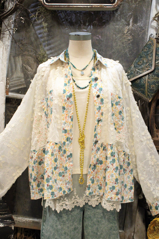 A Sheer Delight Button Up