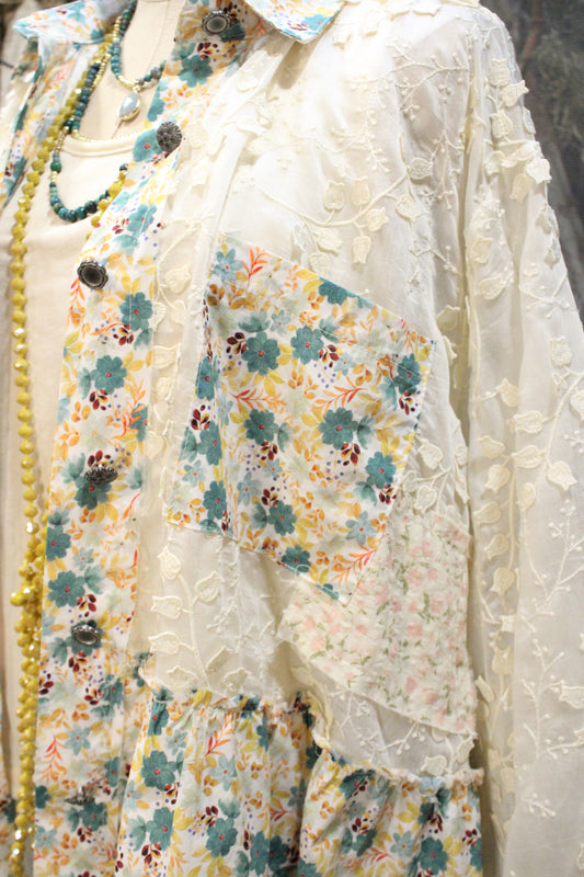 A Sheer Delight Button Up
