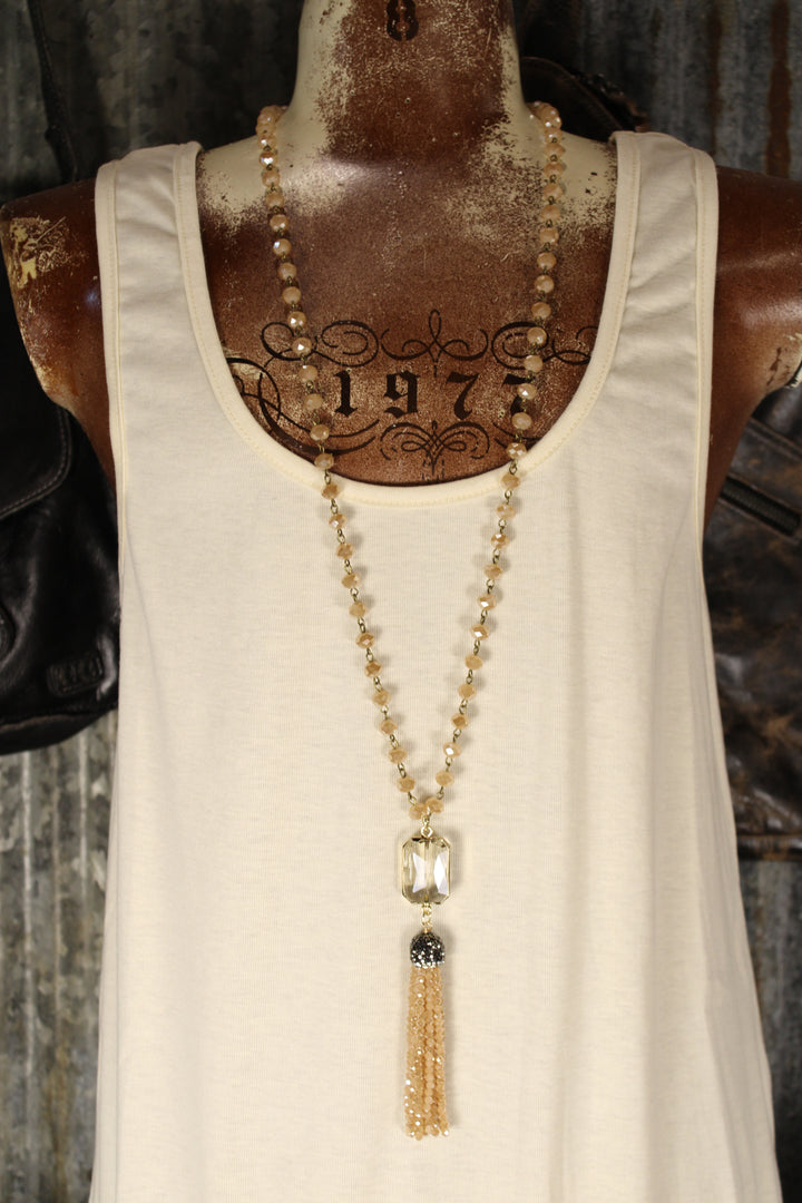 Athena Peach Necklace