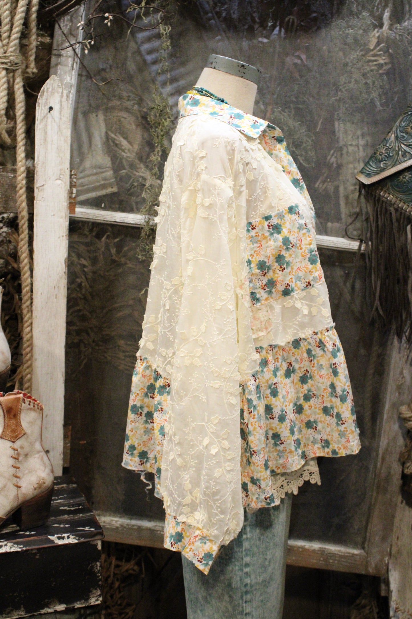A Sheer Delight Button Up
