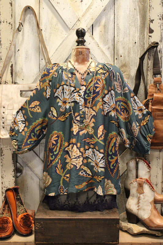 Teal It Is Blouse