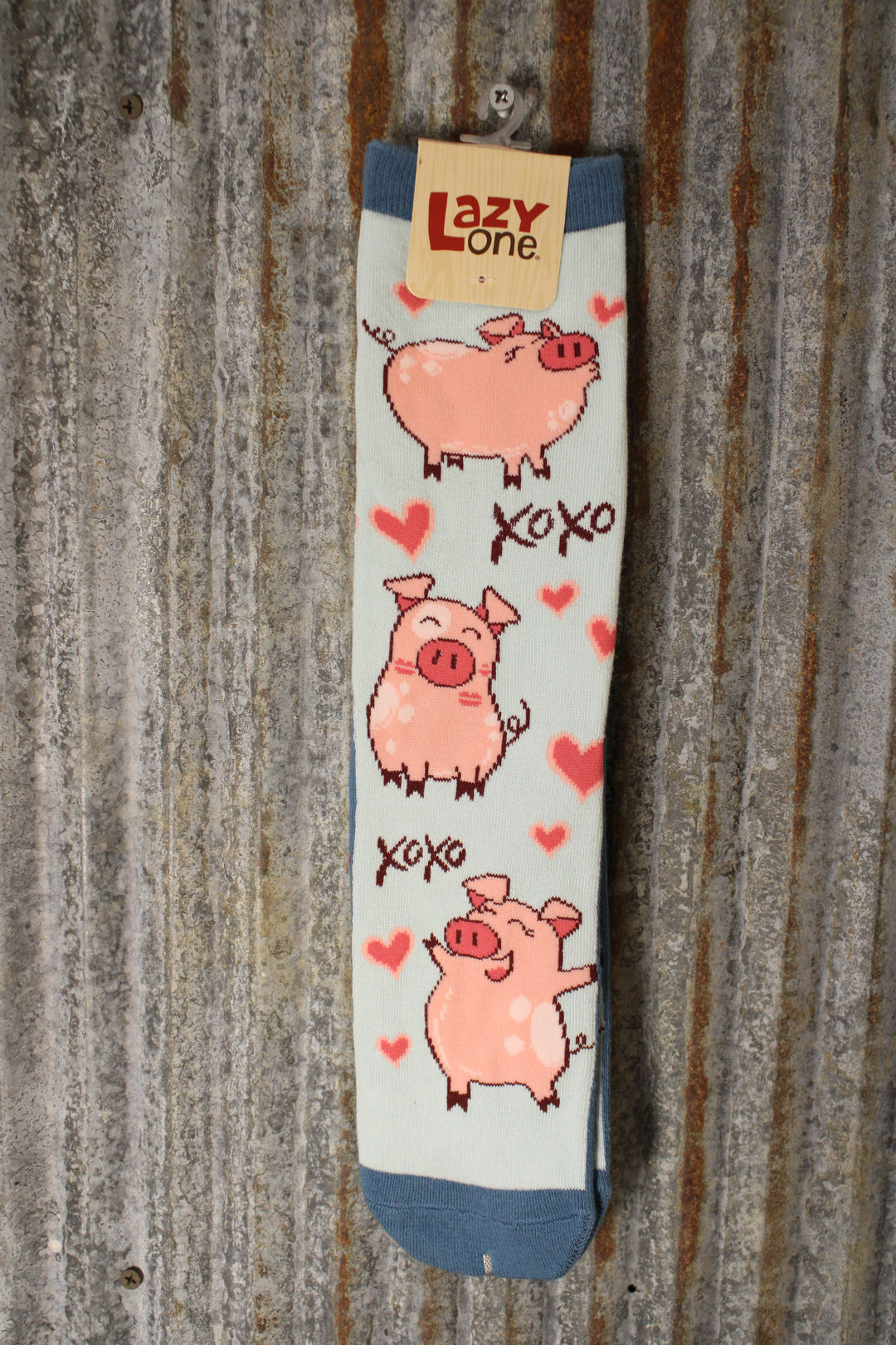 Hogs And Kisses Socks