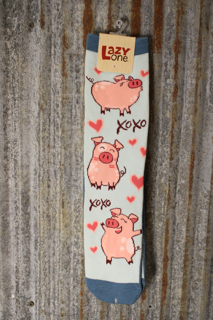 Hogs And Kisses Socks