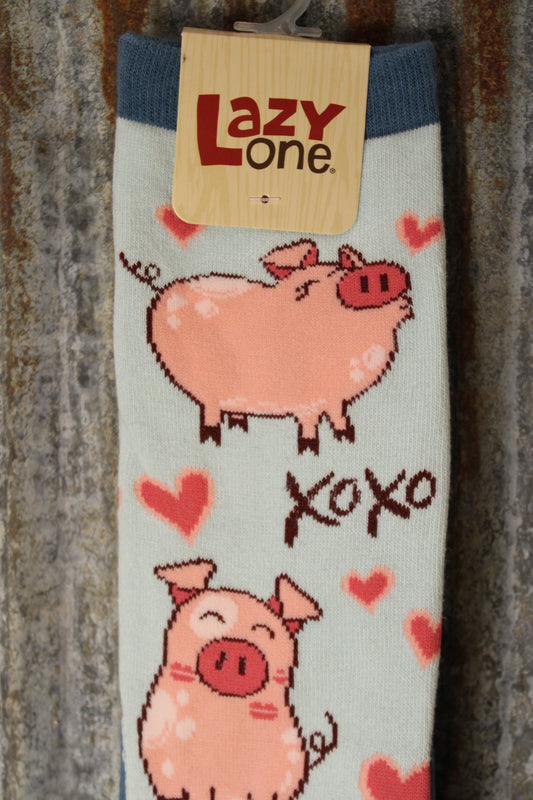 Hogs And Kisses Socks