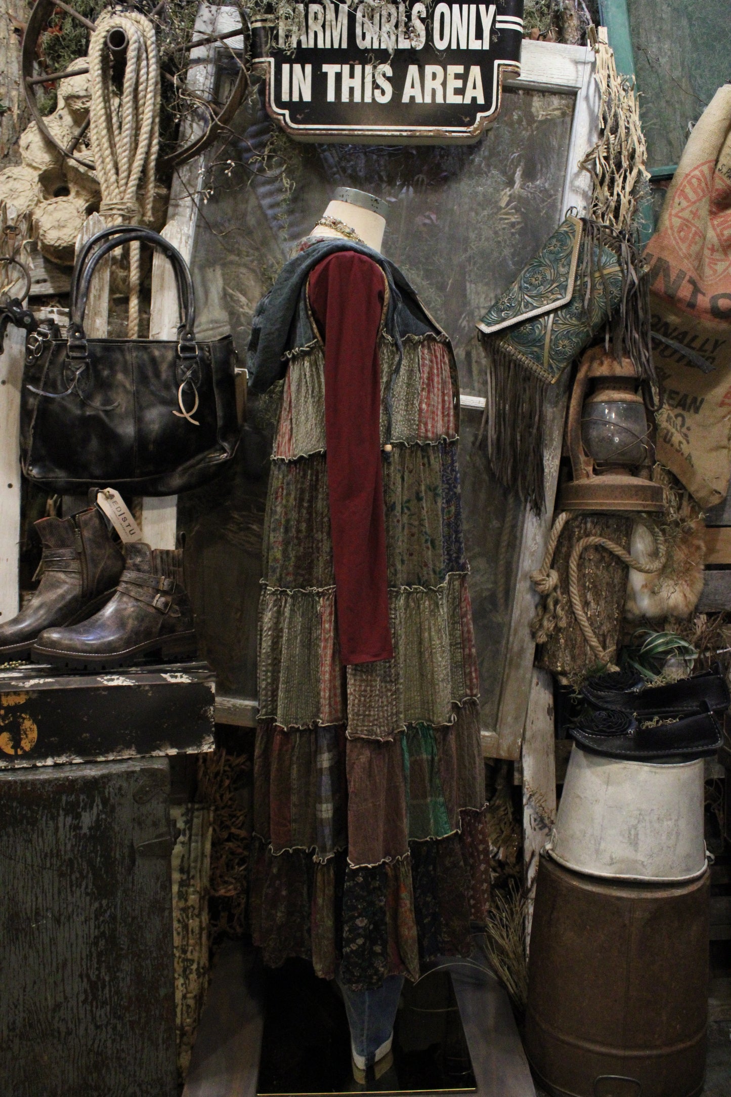 Meadow Bloom Sleeveless Hooded Jacket