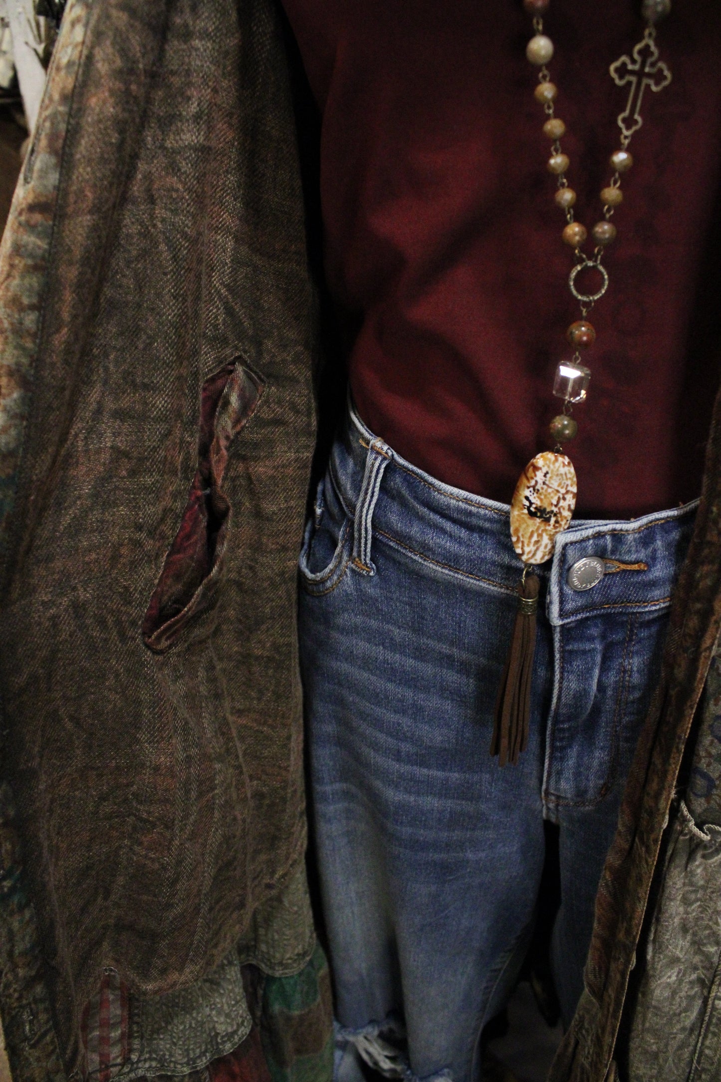 Meadow Bloom Sleeveless Hooded Jacket