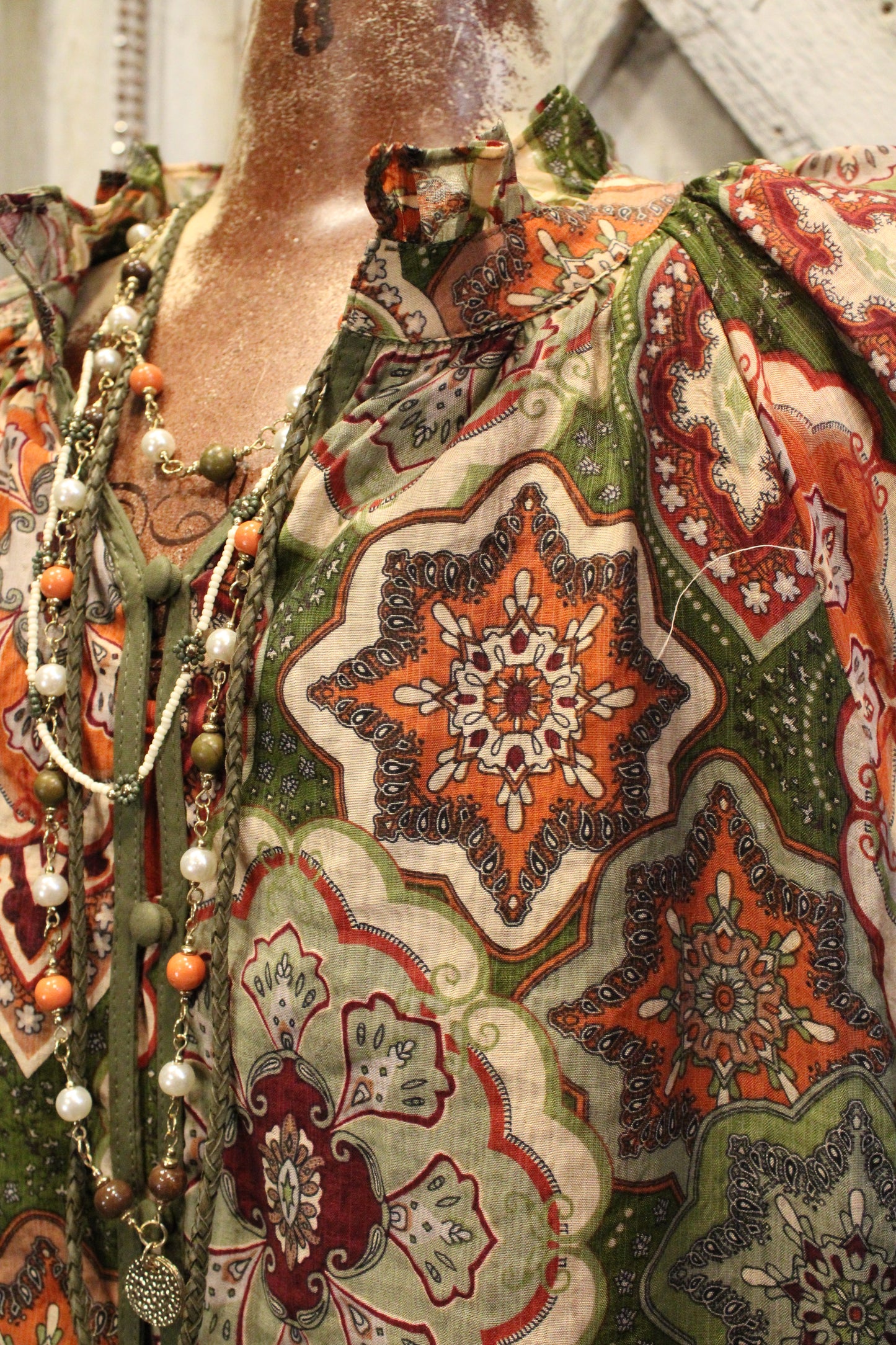 Olive Dance Blouse