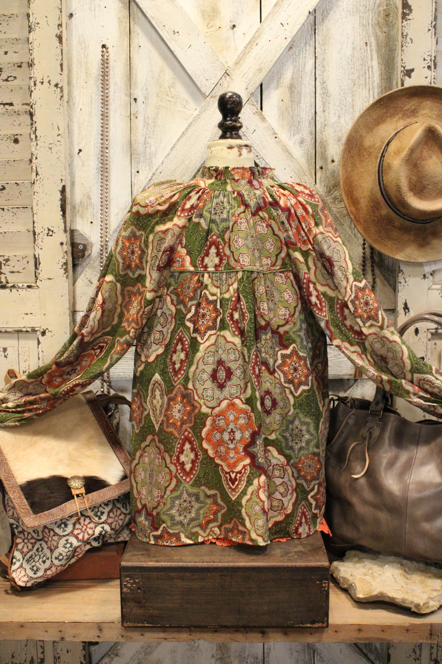 Olive Dance Blouse
