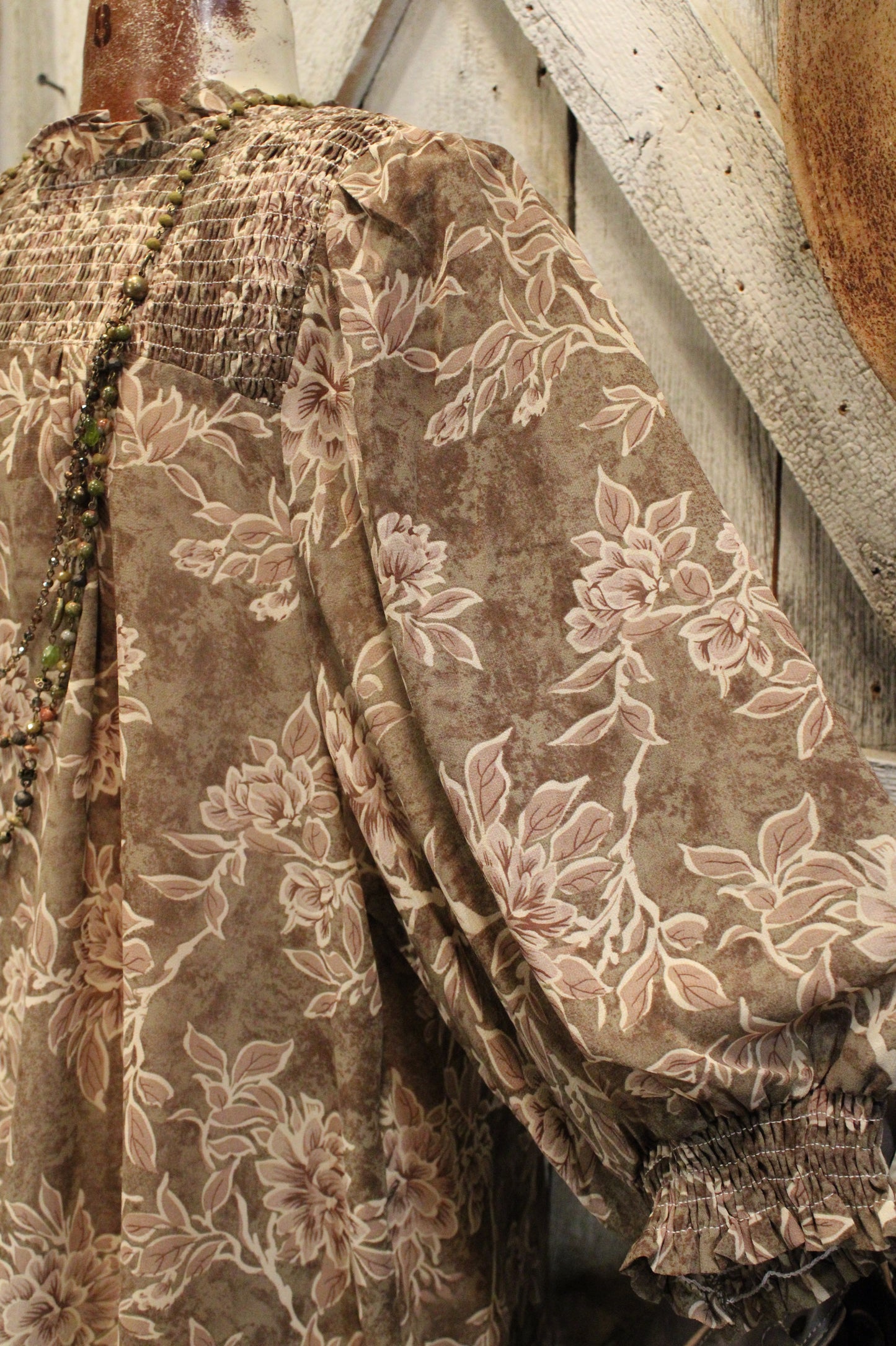 Sage N' Blooms Blouse