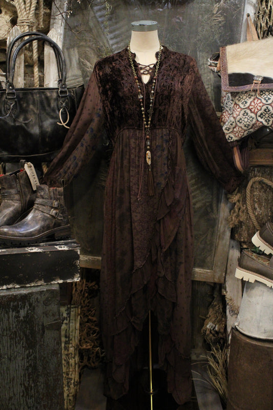 Chestnut Ridge Wrapped Midi Dress
