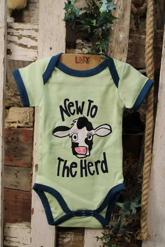 New To The Herd Baby Onesie
