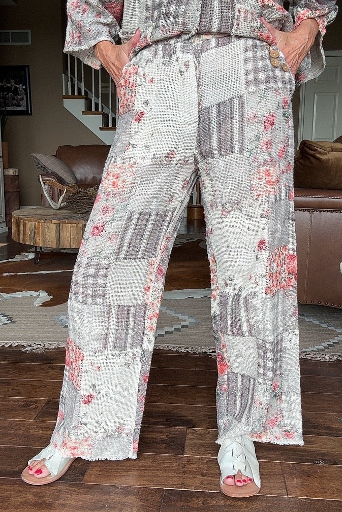 Everly Woven Cotton Pants