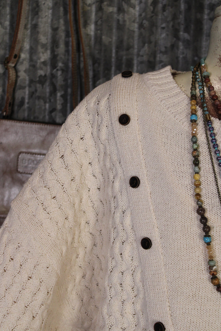 Cottage Charm Cream Sweater