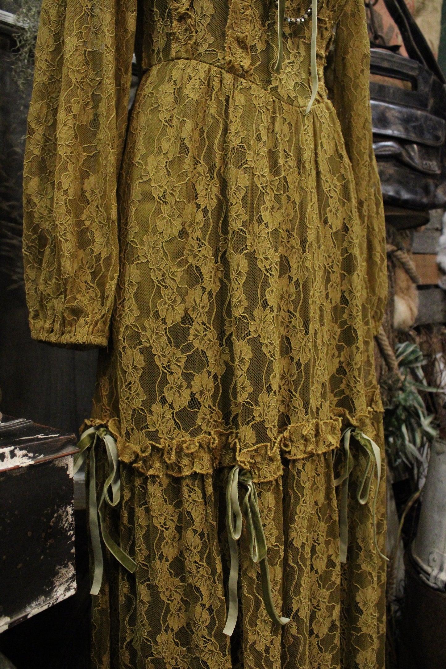 Miss Melody Olive Dress