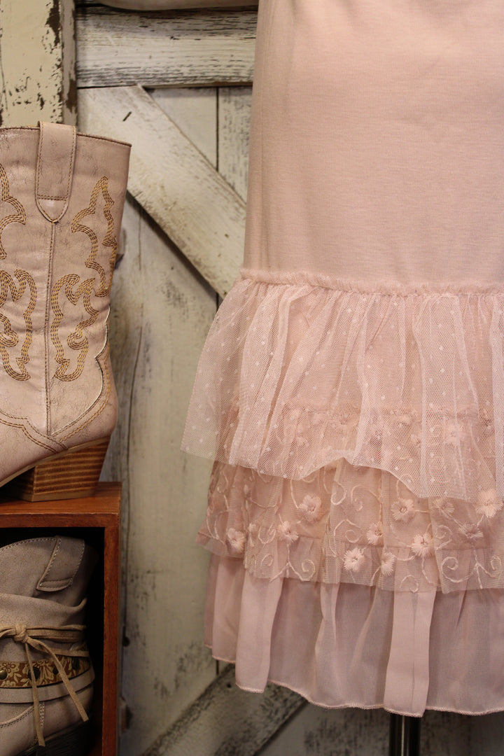 Lovely Layers Pink Dress Extender