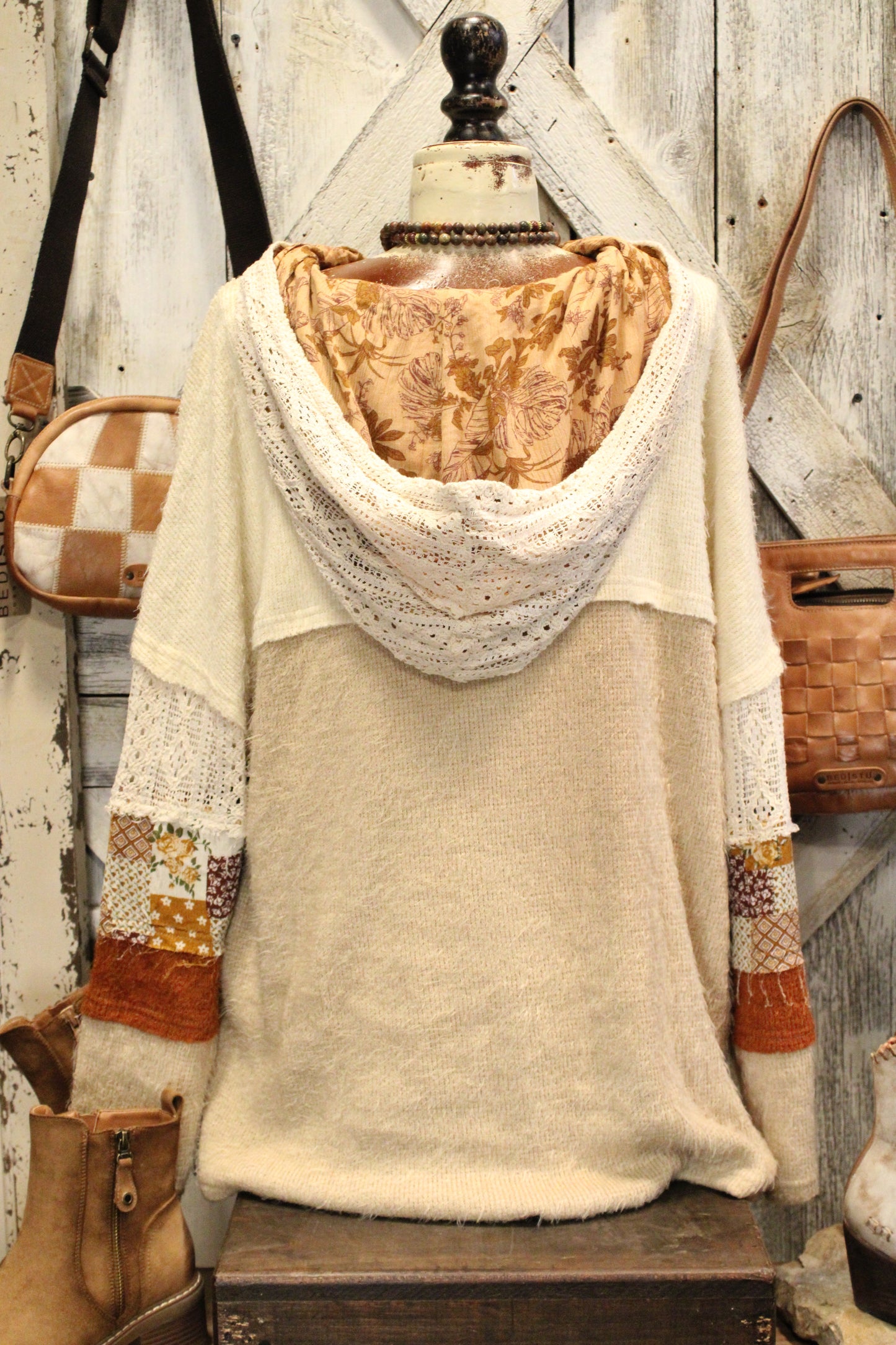 Sweet Cream Hooded Sweater