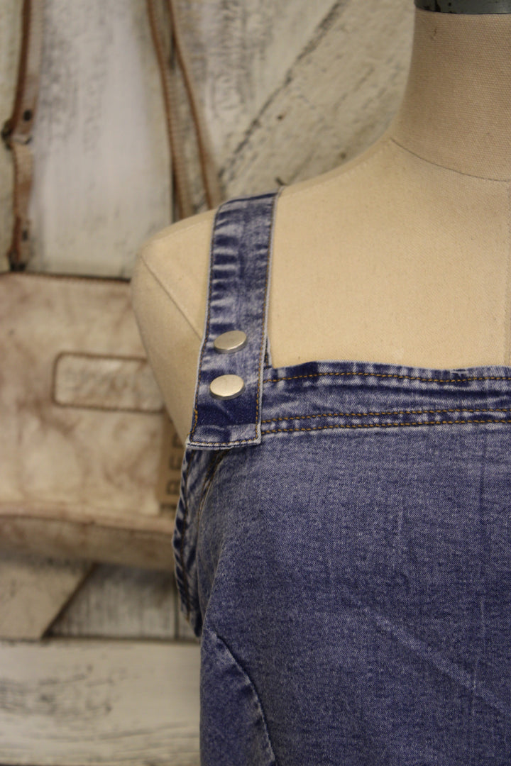 Rainbow Prairie Overall Dress