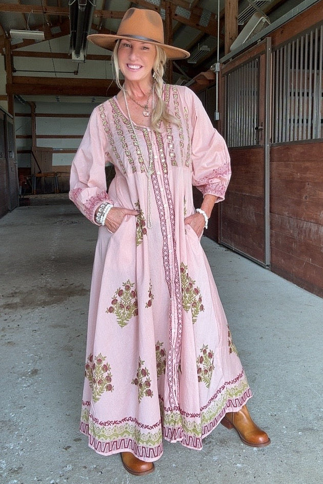 Blush Horizon Maxi Dress