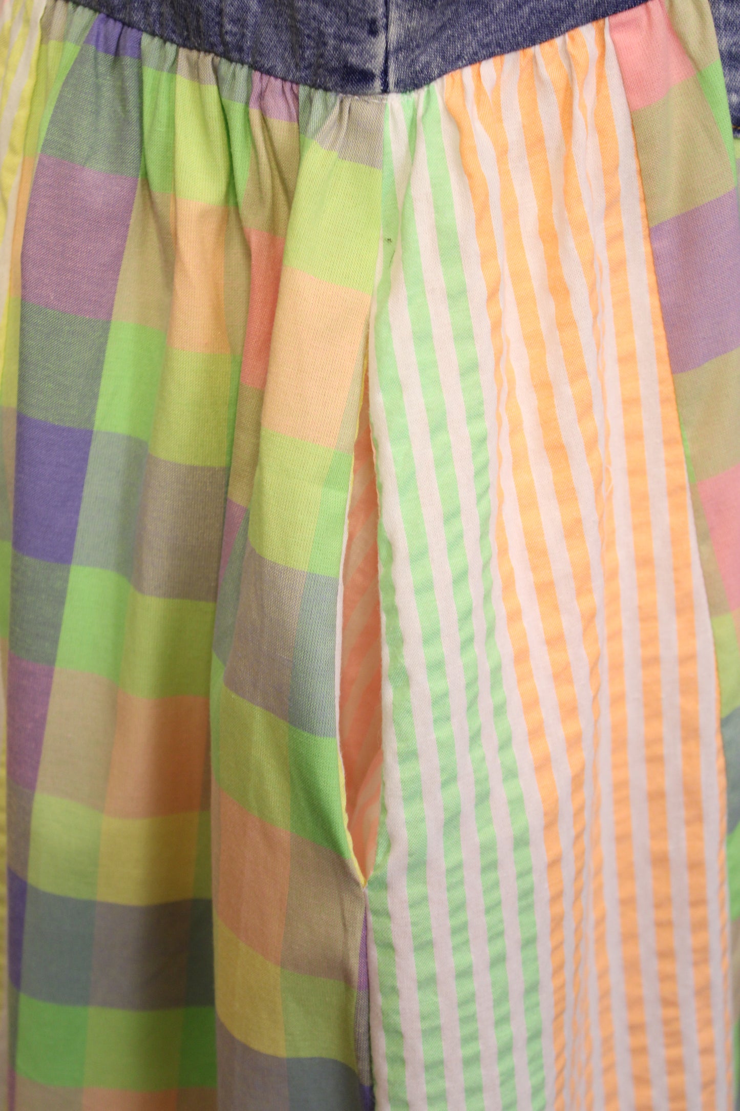 Rainbow Prairie Overall Dress