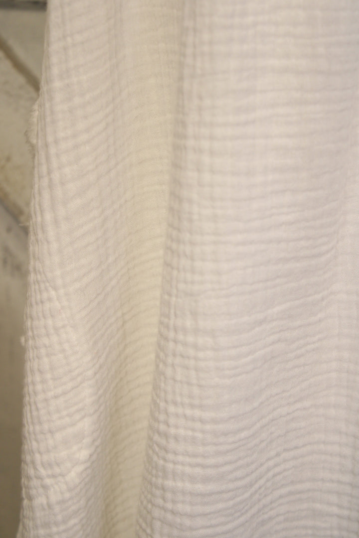 Simple And Sweet White Gauze Dress