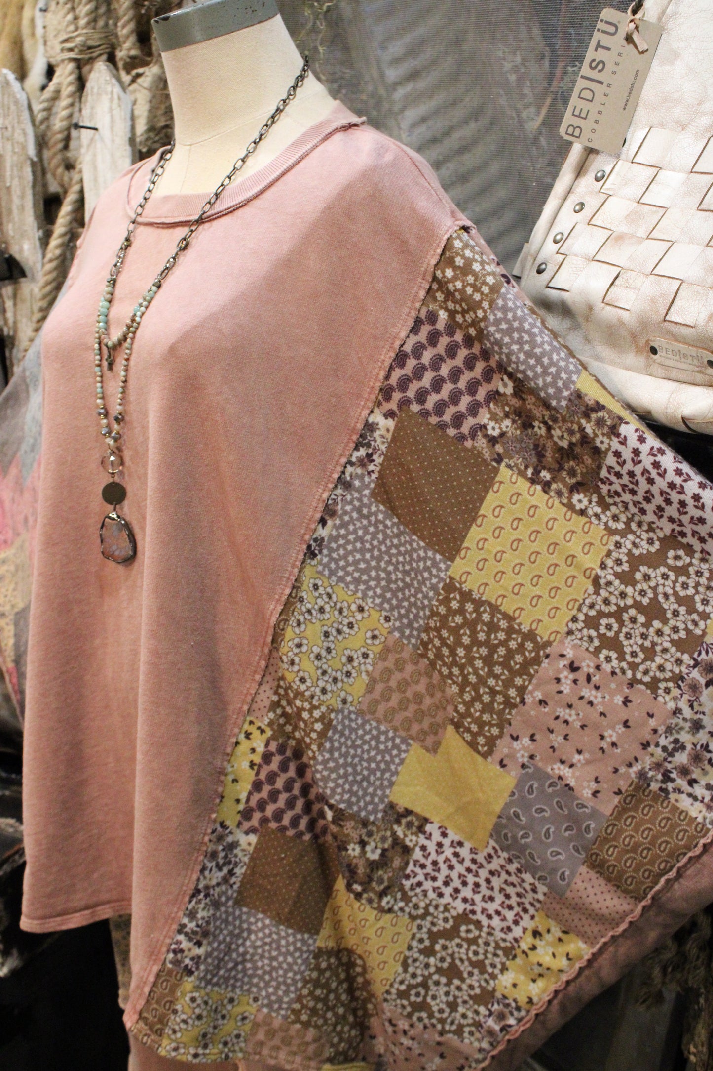 Perfect Patch Sugar Rose Poncho