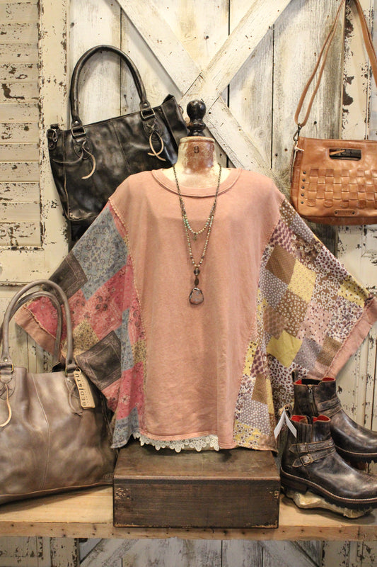 Perfect Patch Sugar Rose Poncho