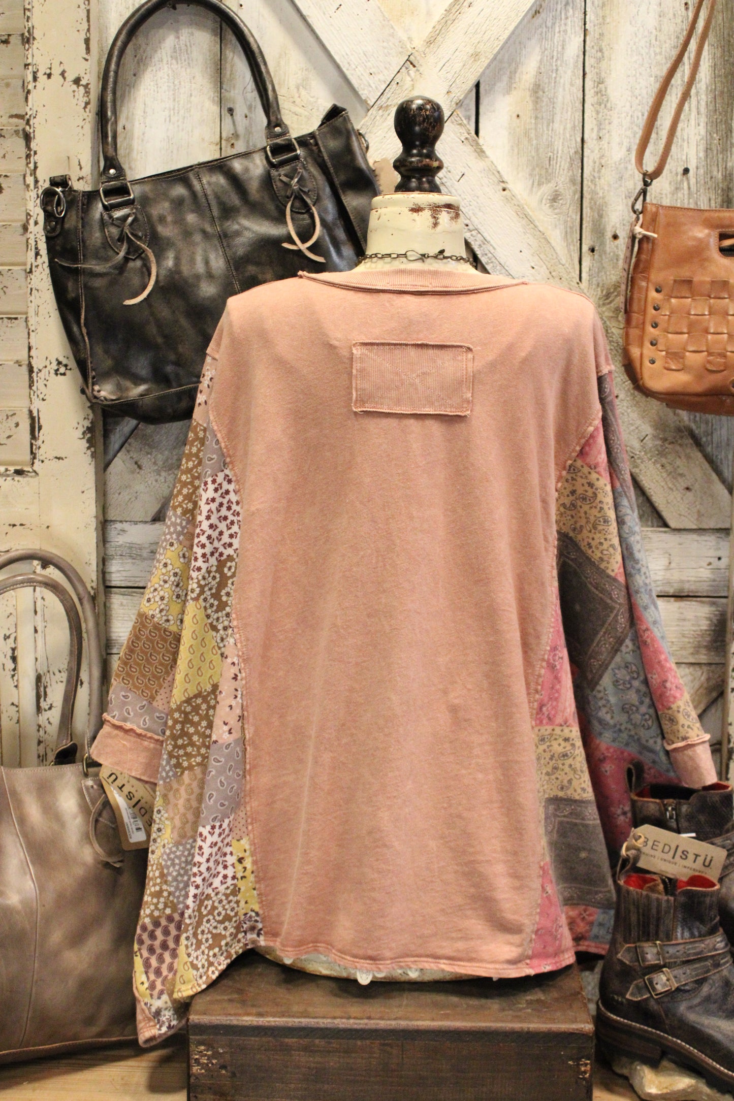 Perfect Patch Sugar Rose Poncho