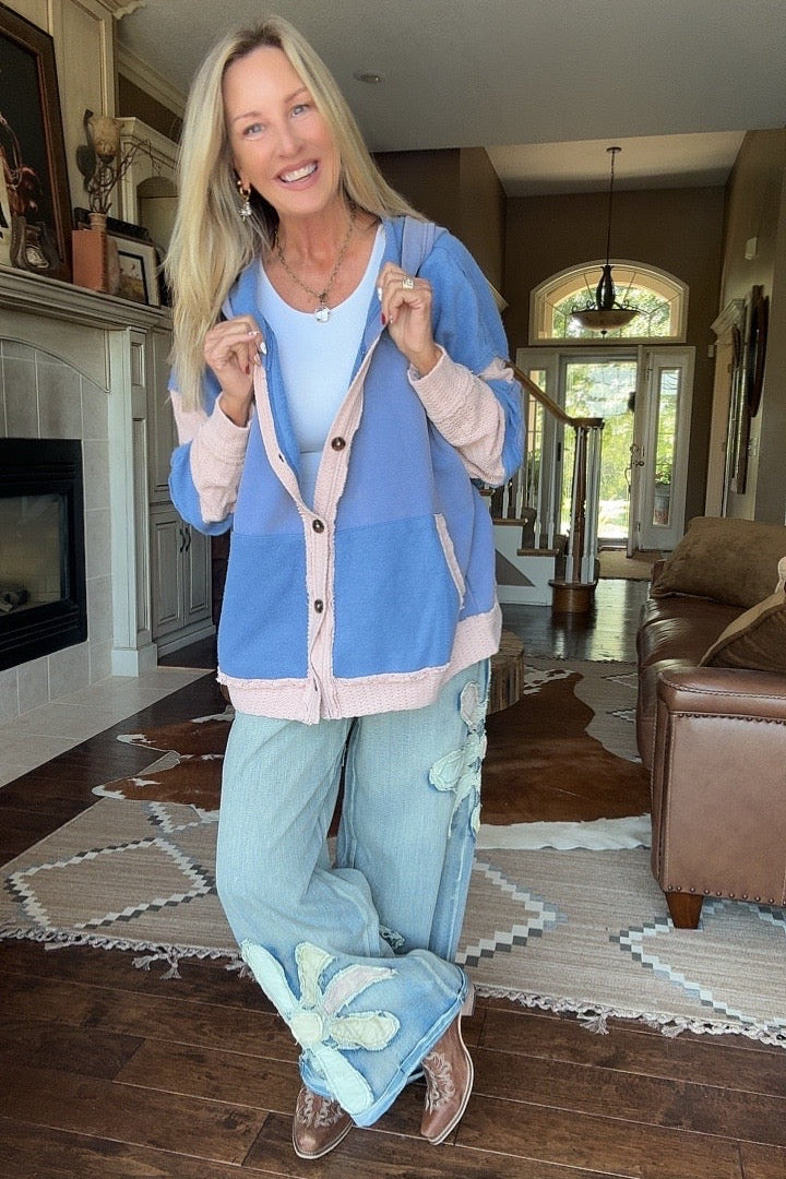 Sunset Sky Hooded Cardigan