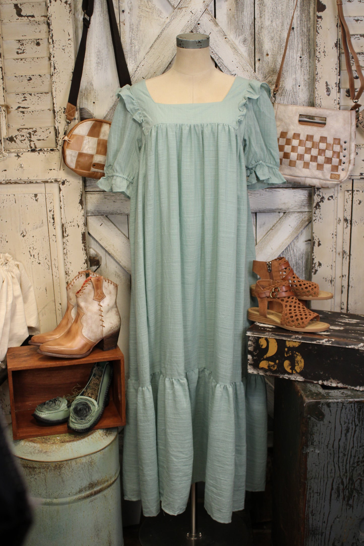 Emma Sage Maxi Dress